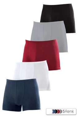 Öts İç Giyim Pamuklu Erkek Boxer Modeli ÖTS 2702 - Alternatif Görünüm